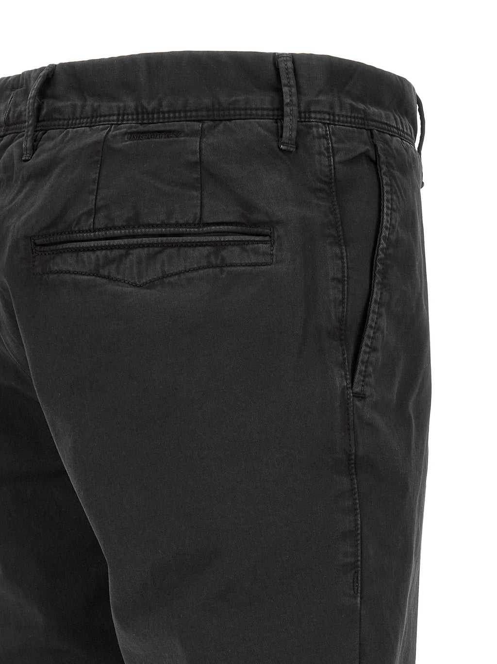 Incotex Black Cotton Casual Pants