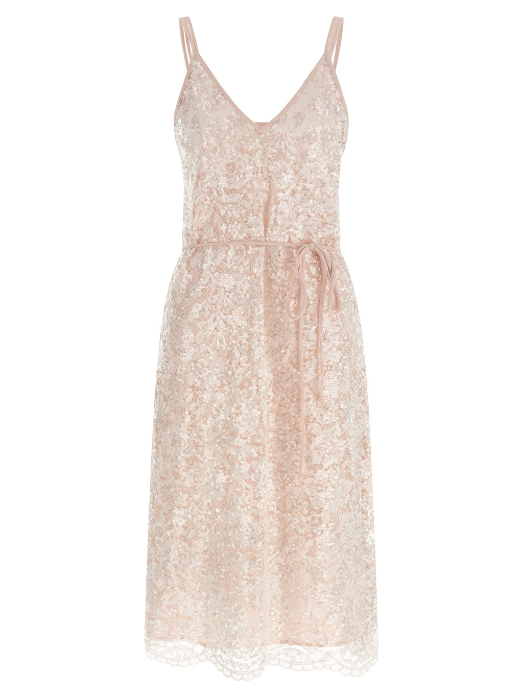 Twinset Multicolor Polyester Midi Dress