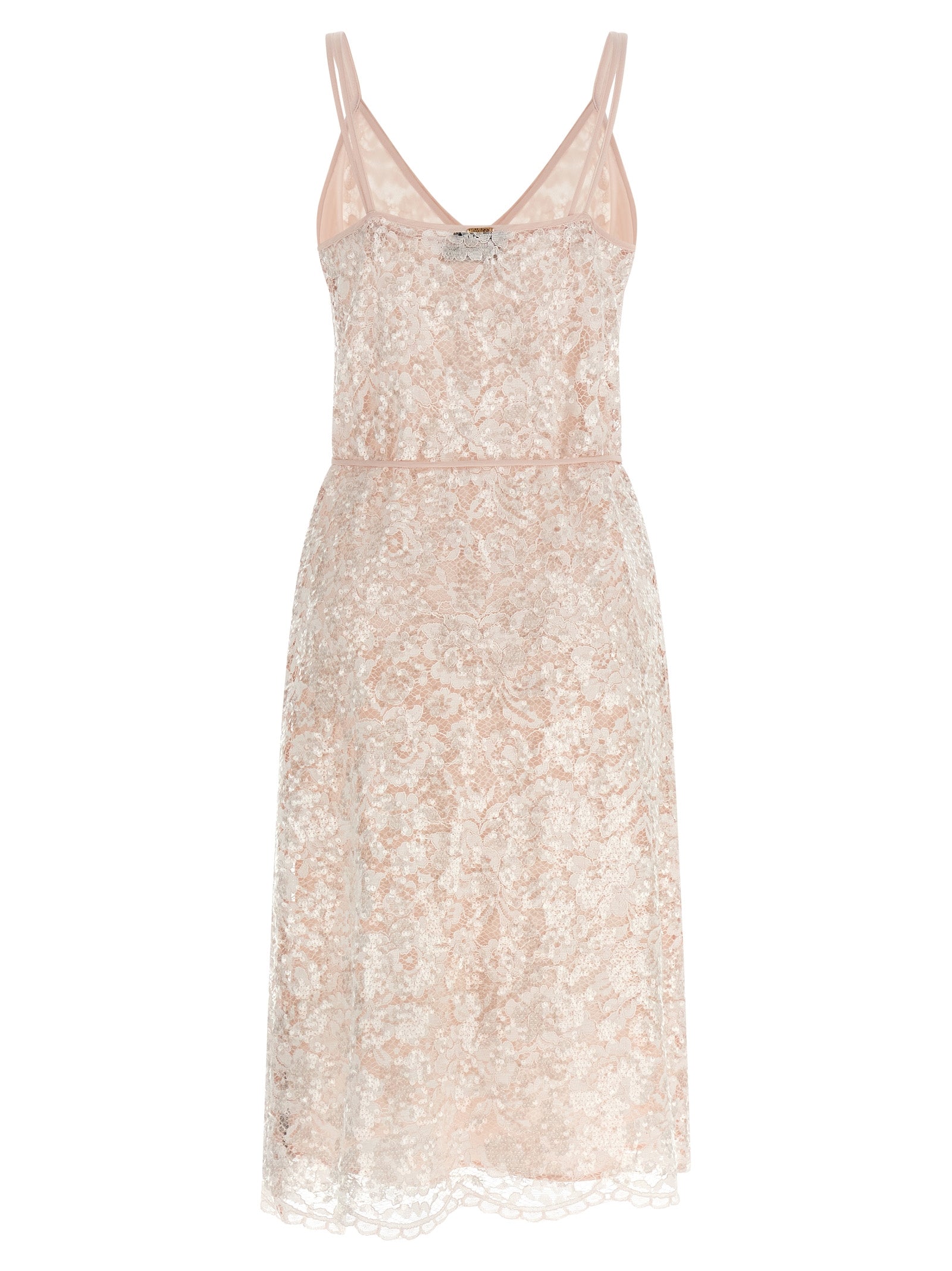 Twinset Multicolor Polyester Midi Dress