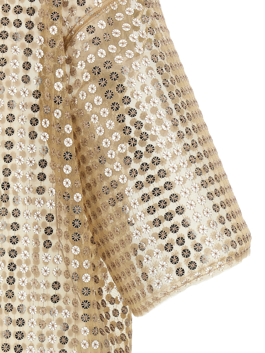 Fabiana Filippi Beige Polyester Short Dress