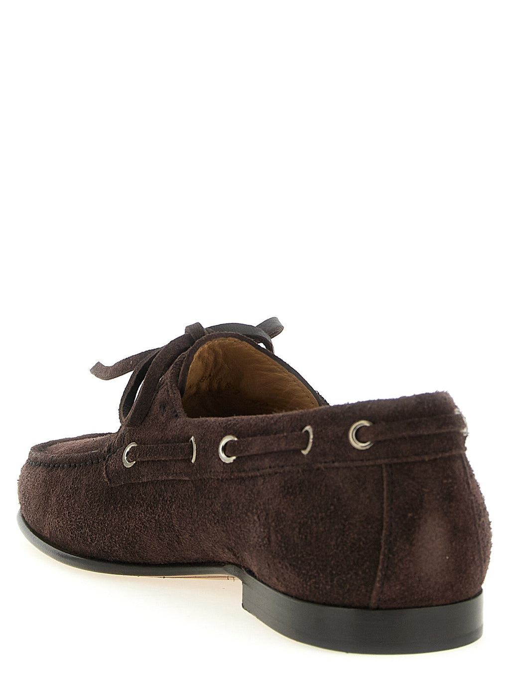 Valentino Garavani Brown Cowhide Slip-On Loafers