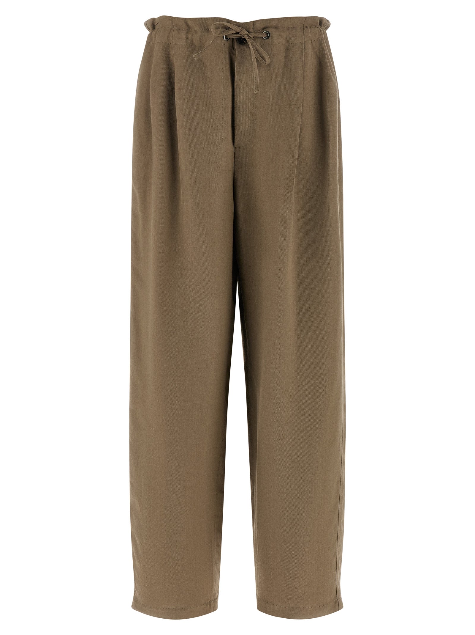 Brunello Cucinelli Beige Viscose Casual Pants