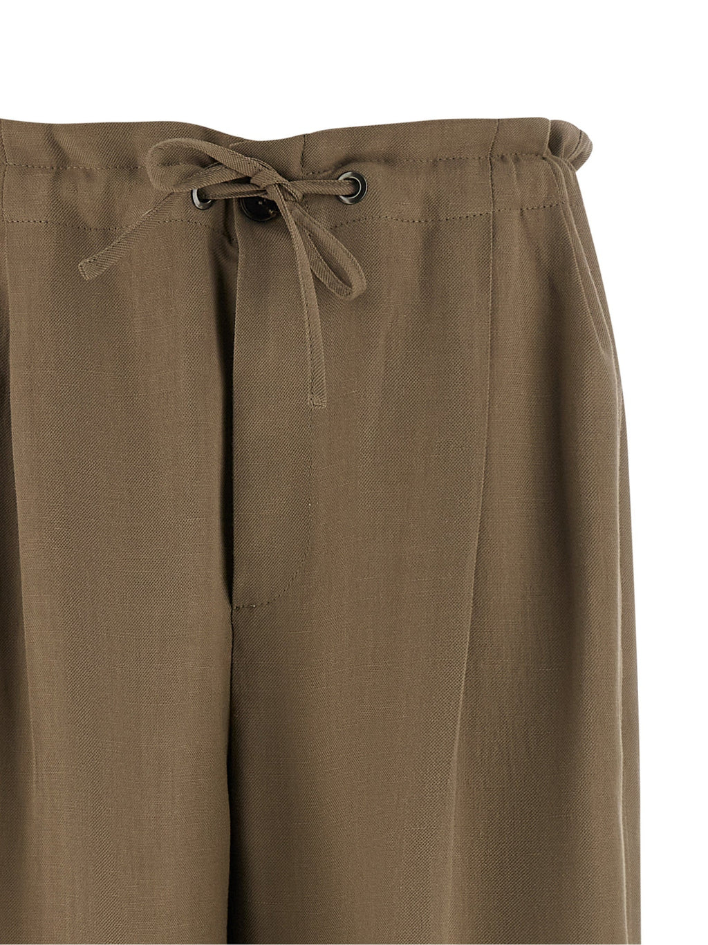 Brunello Cucinelli Beige Viscose Casual Pants