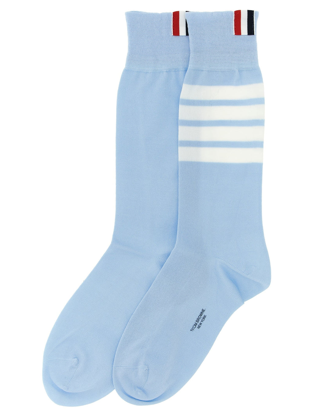 Thom Browne Blue Cotton Socks
