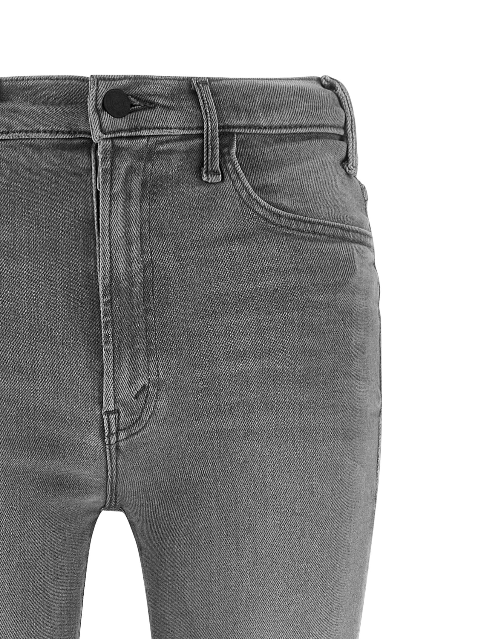 Mother Denim Gray Cotton Skinny Jeans
