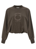 Brunello Cucinelli Brown Cotton Sweatshirt