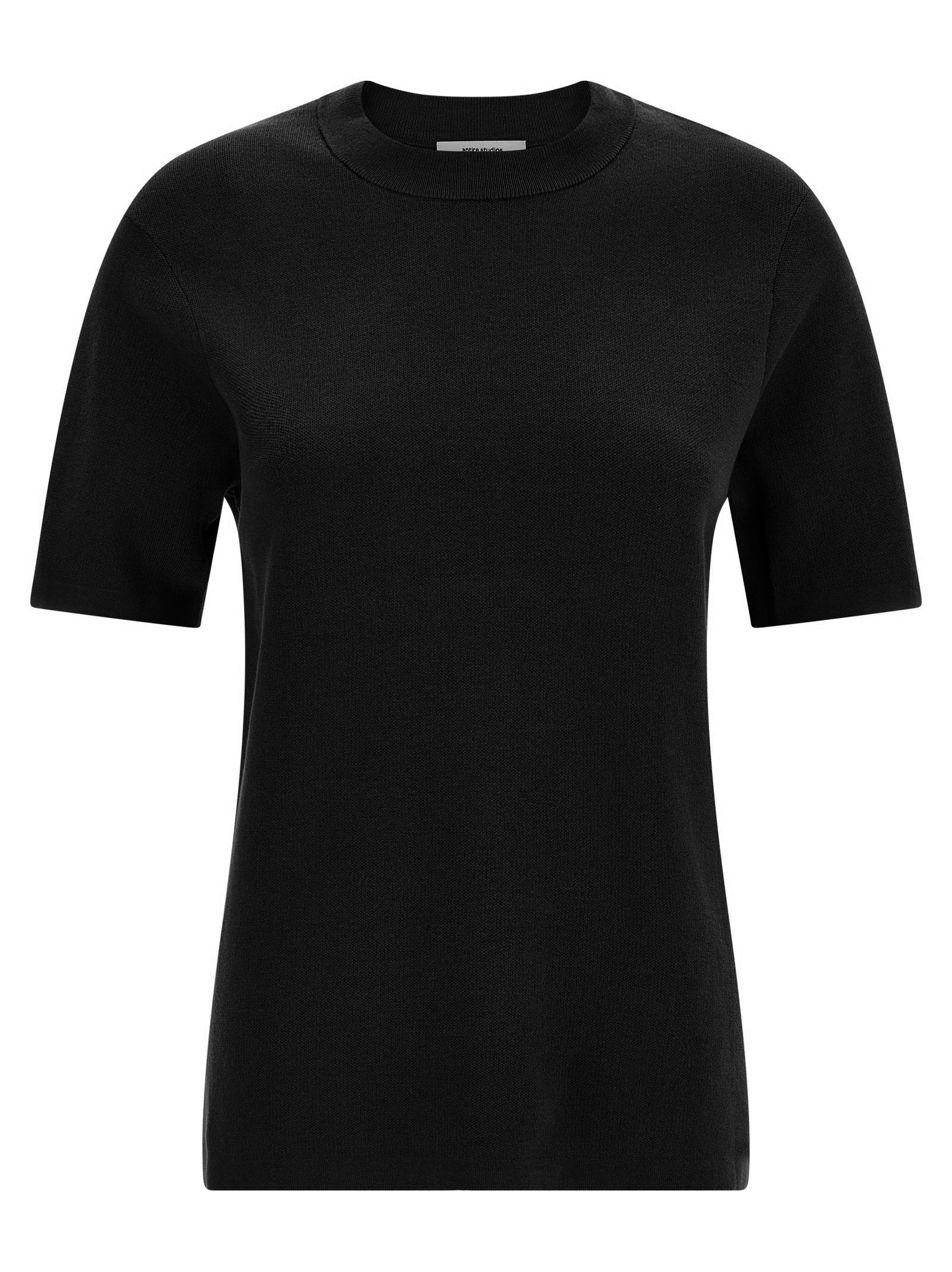 Entire Studios Black Cotton T-Shirt