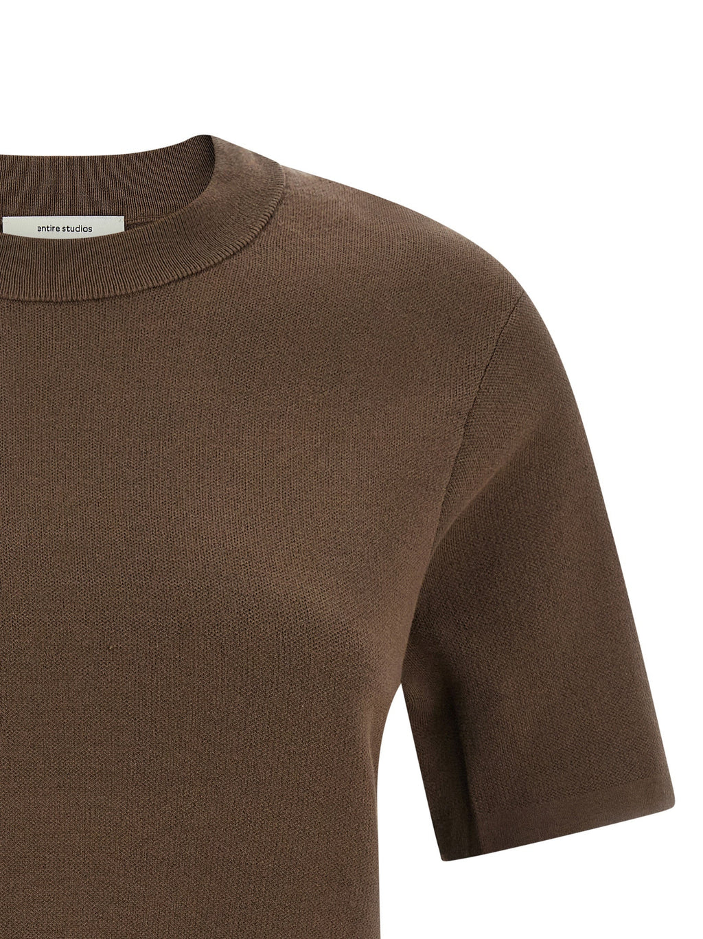 Entire Studios Brown Cotton T-Shirt
