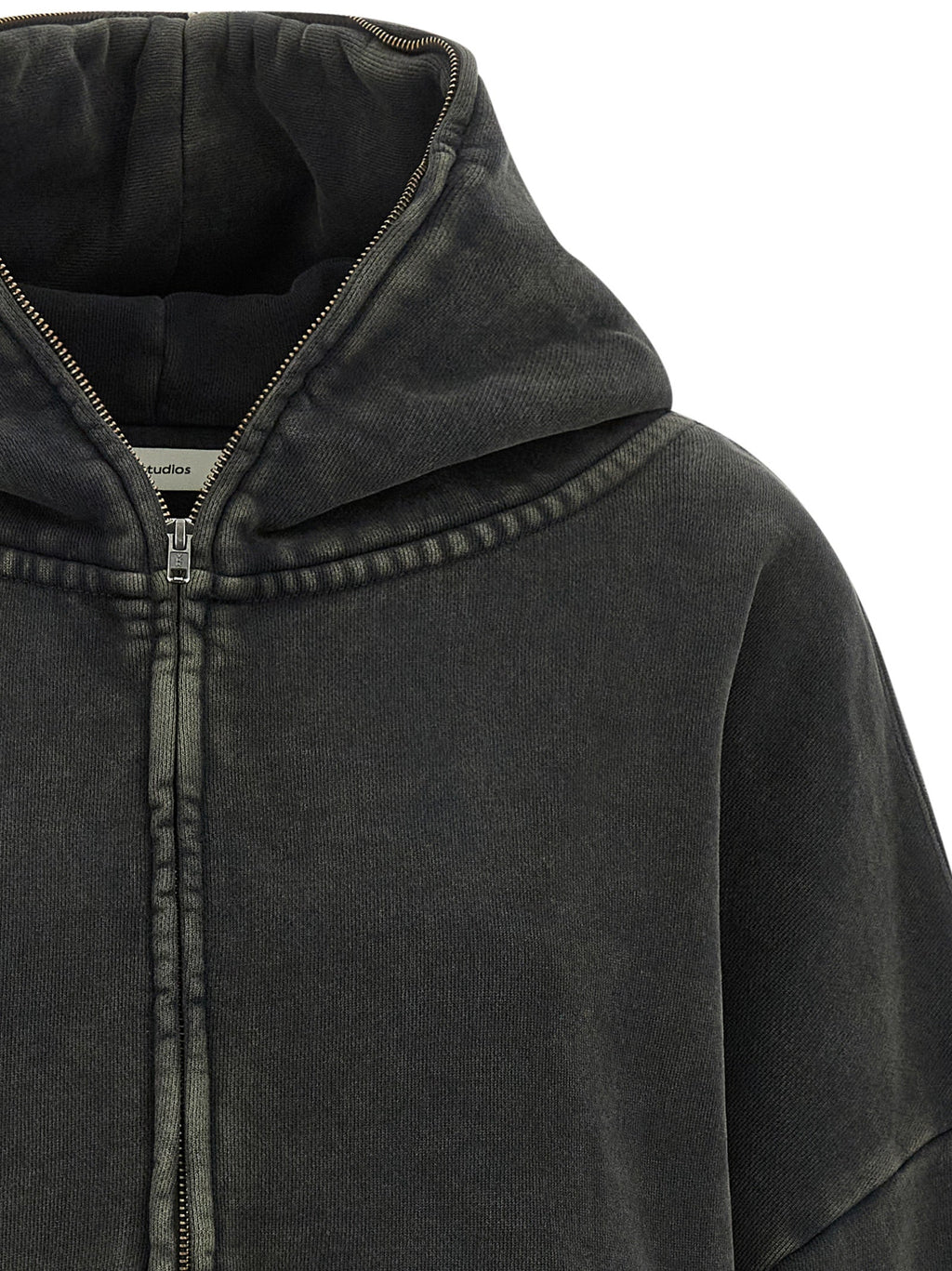 Entire Studios Gray Cotton Hoodie