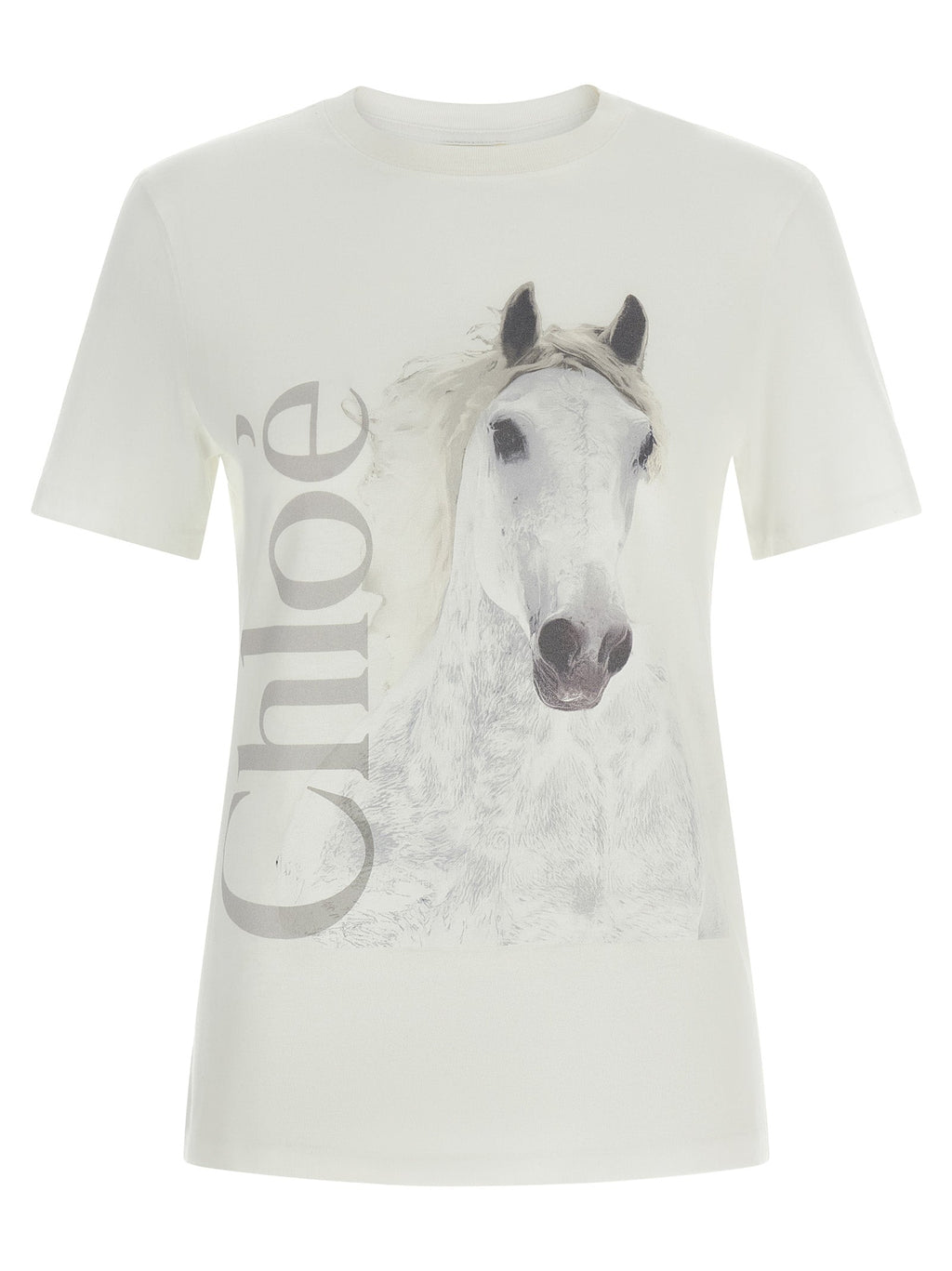Chloé White Cotton T-Shirt