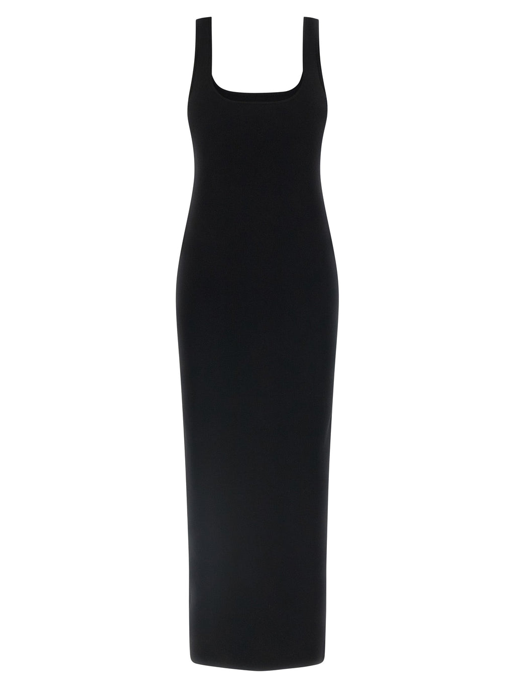 Entire Studios Black Viscose Midi Dress