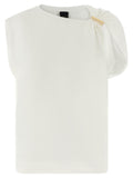 PINKO White Cotton T-Shirt