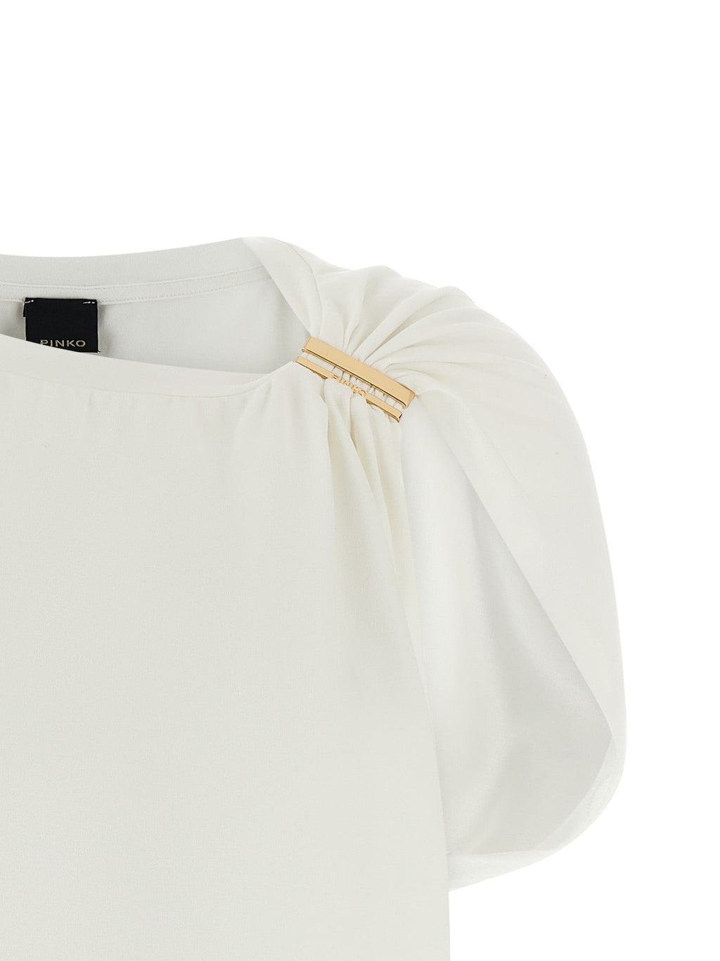 PINKO White Cotton T-Shirt