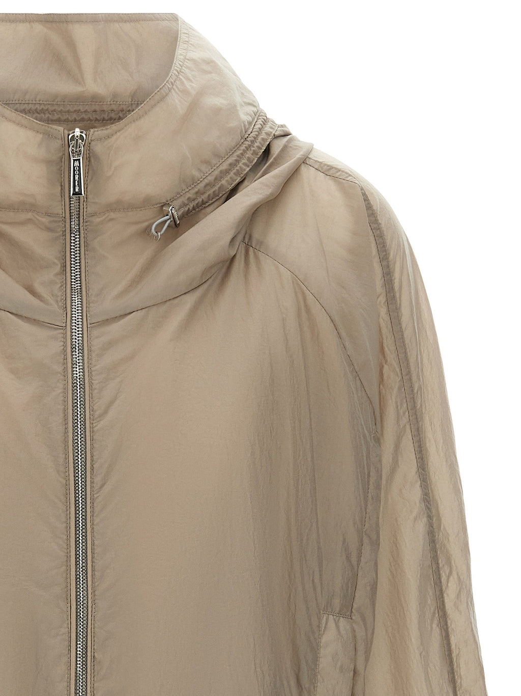 MooRER Beige Polyester Shell Jacket