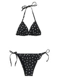 Moschino Bicolor Polyester Bikini