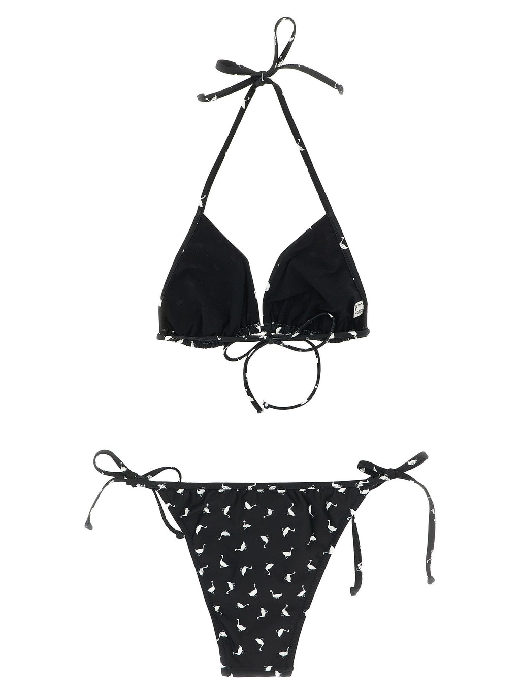 Moschino Bicolor Polyester Bikini