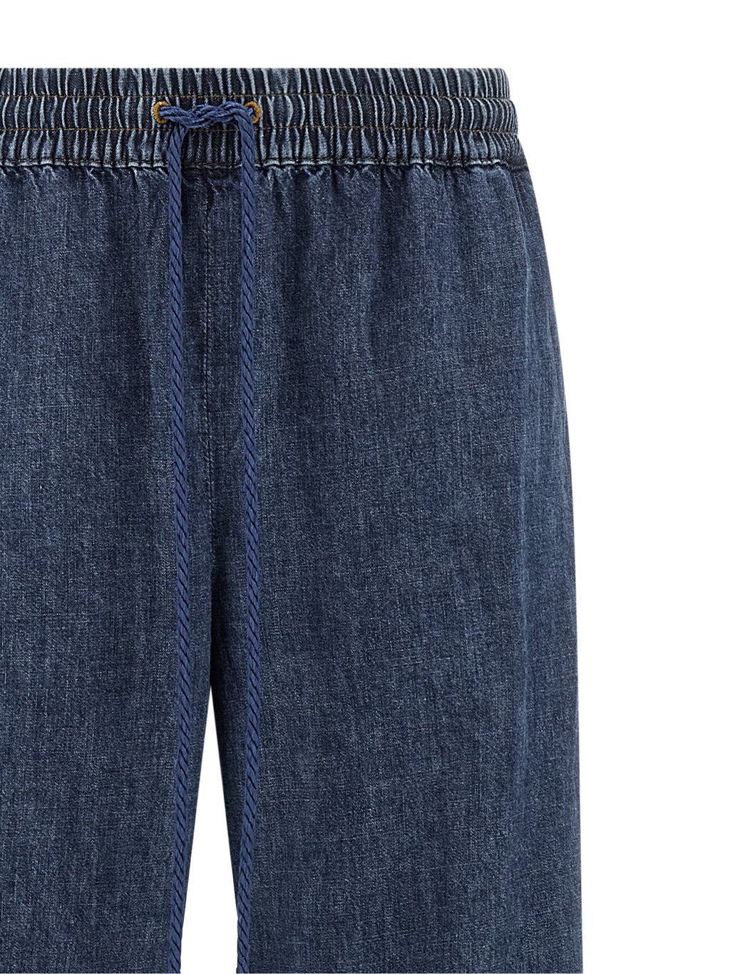 Valentino Garavani Blue Cotton Flared Jeans