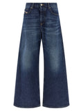 Diesel Blue Cotton Jeans Denim