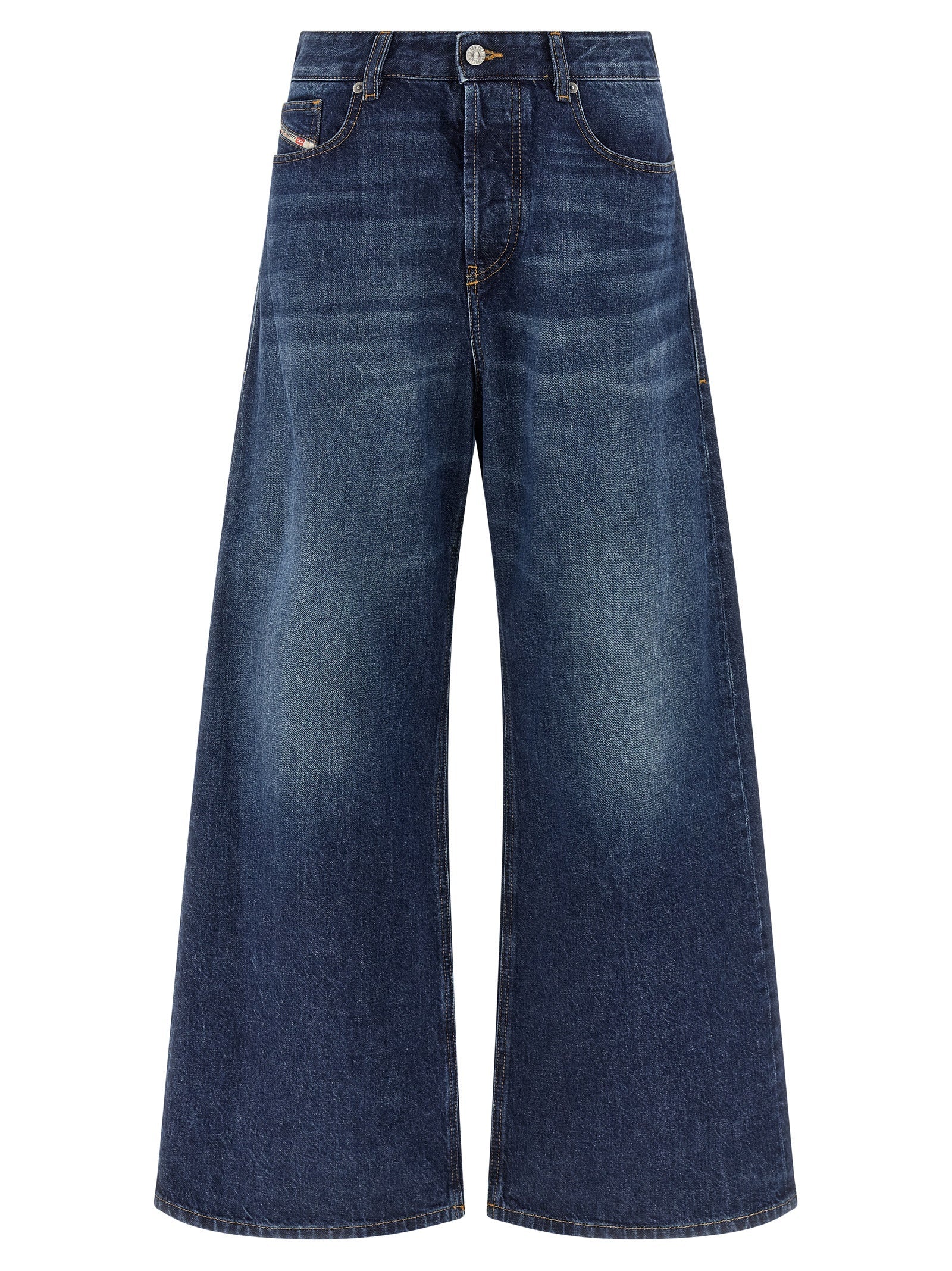 Diesel Blue Cotton Jeans Denim
