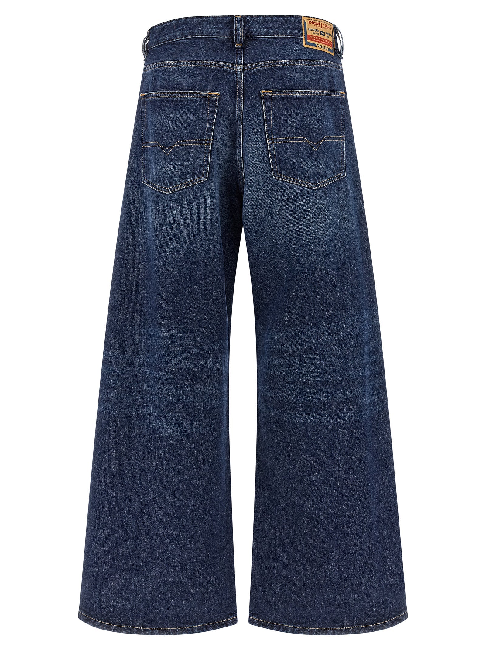 Diesel Blue Cotton Jeans Denim