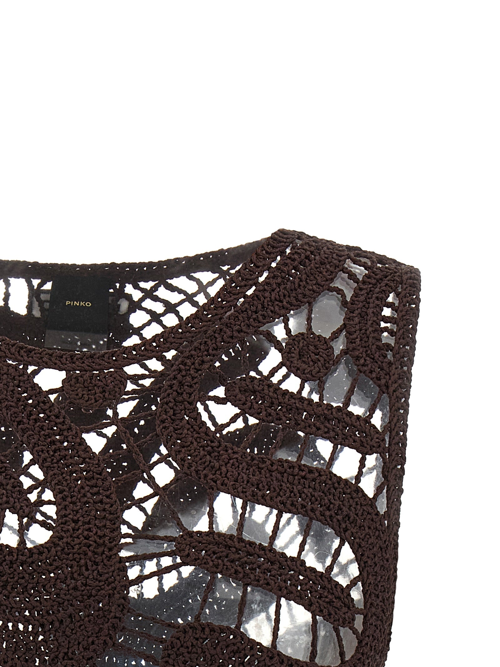 PINKO Brown Viscose Blouse PINKO