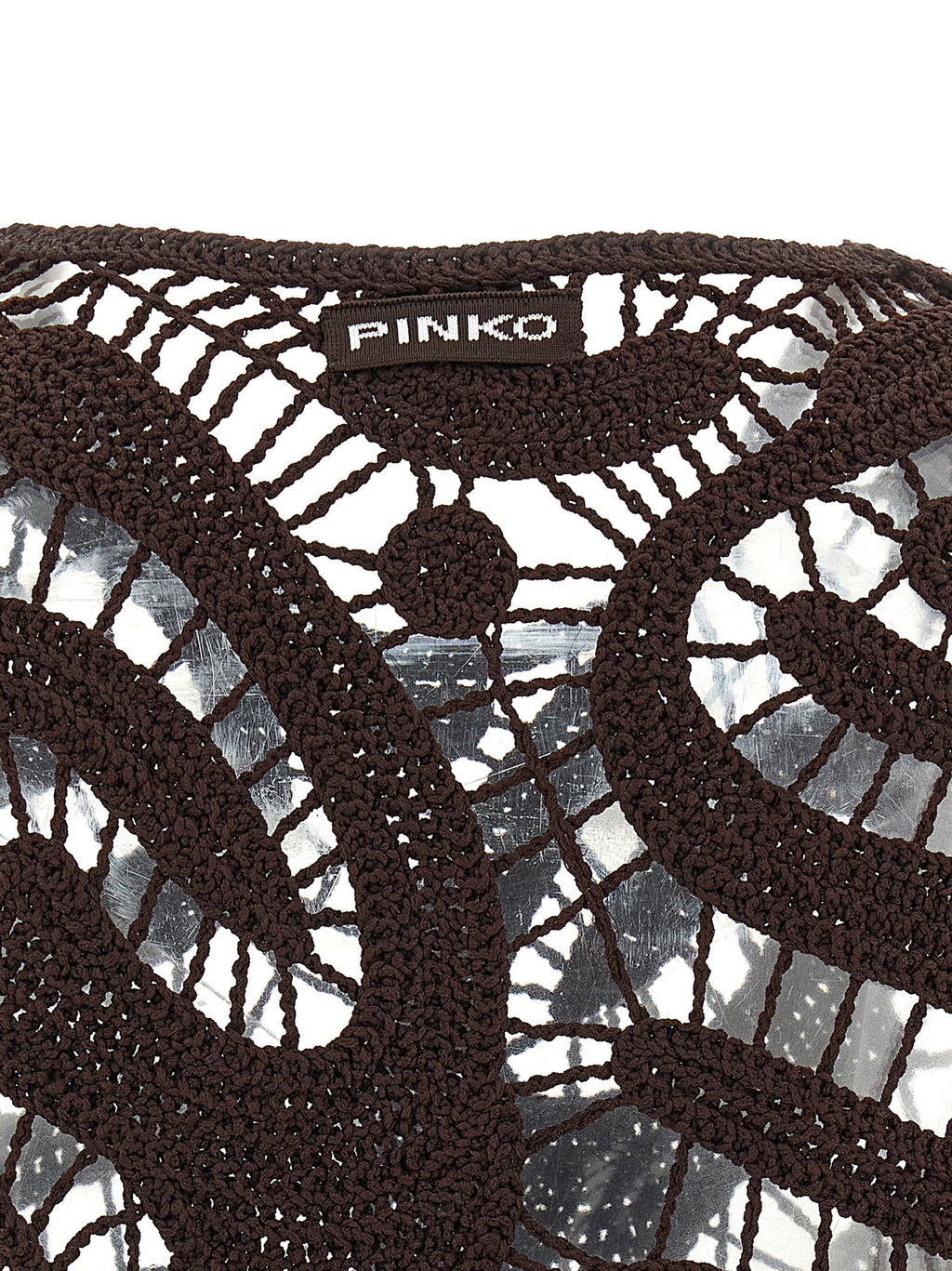 PINKO Brown Viscose Blouse PINKO