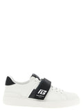 Balmain Bicolor Calfskin Low Top Sneakers