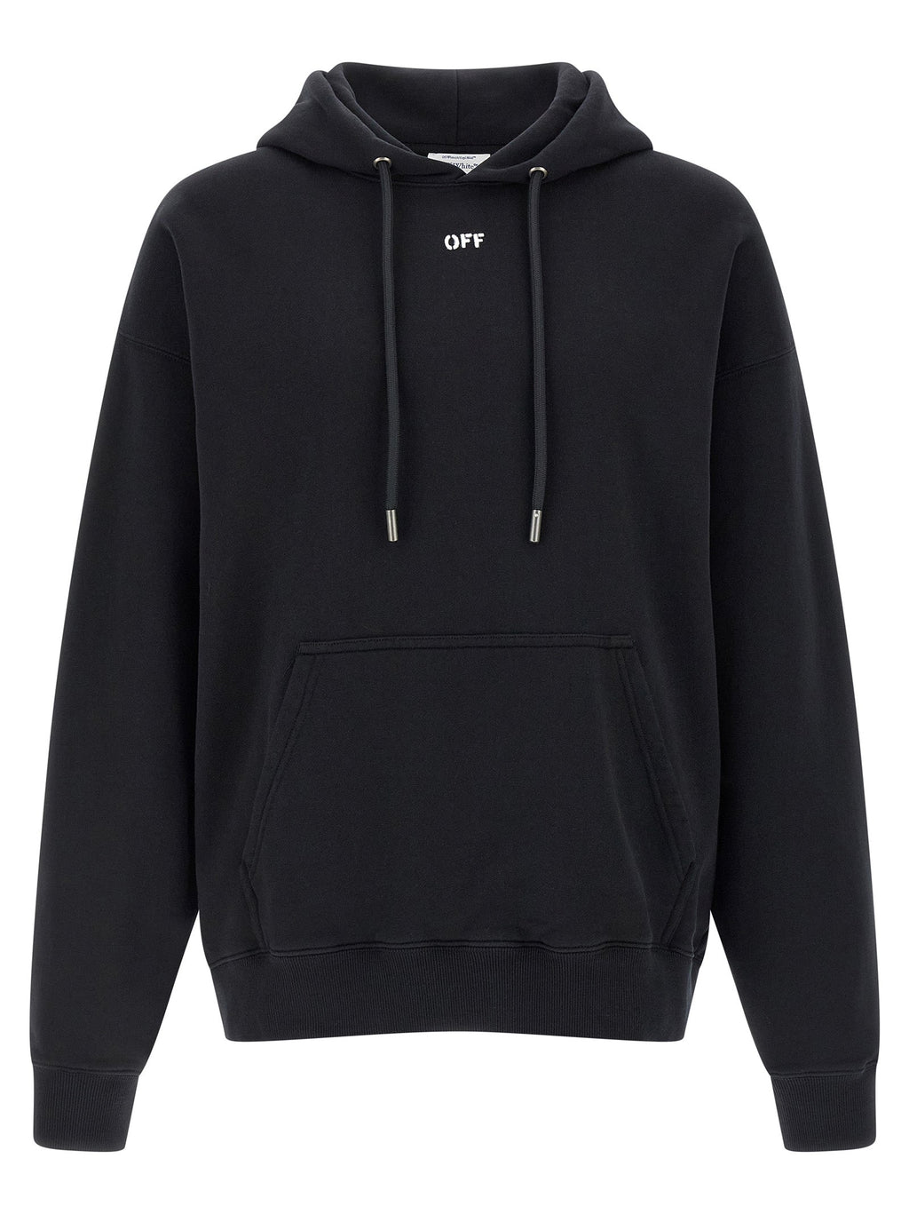 Off-White Black Cotton Sweatshirt