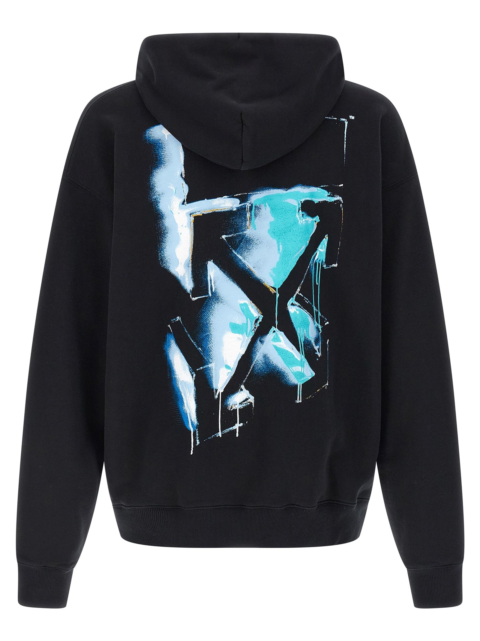 Off-White Black Cotton Sweatshirt