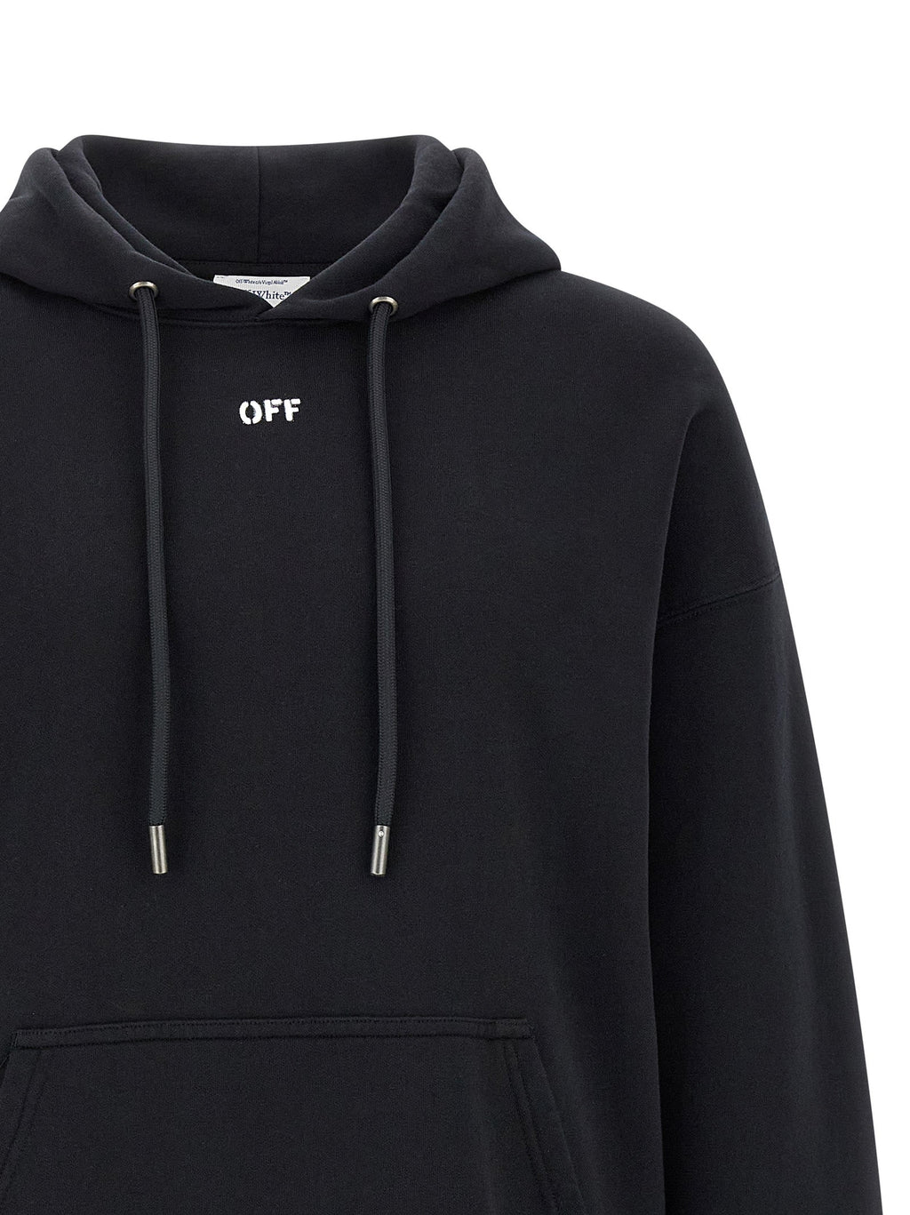 Off-White Black Cotton Sweatshirt