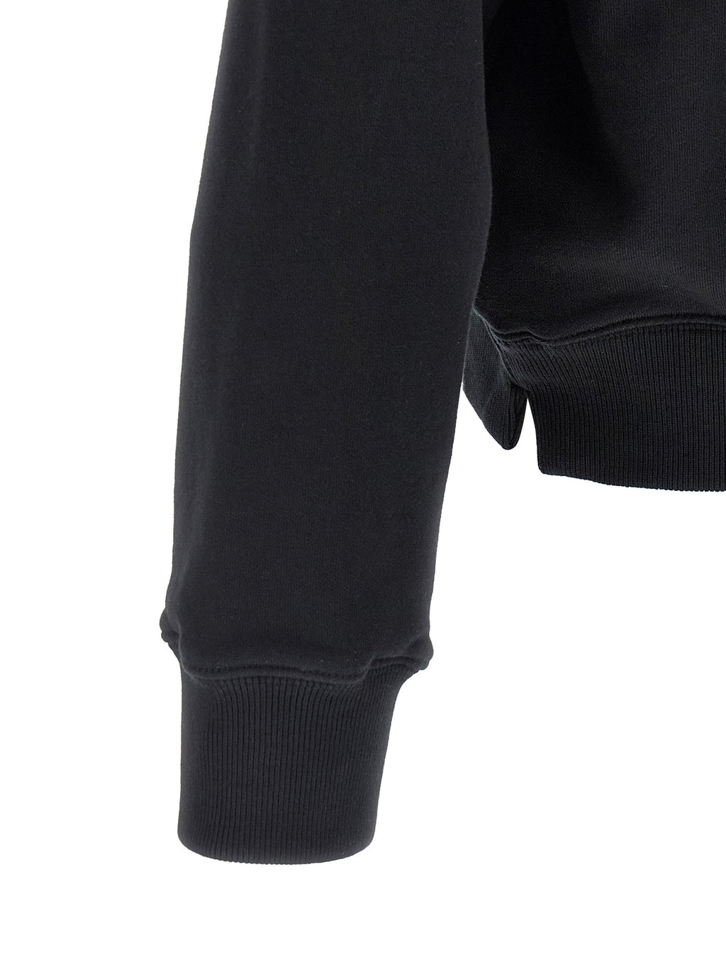 Off-White Black Cotton Sweatshirt