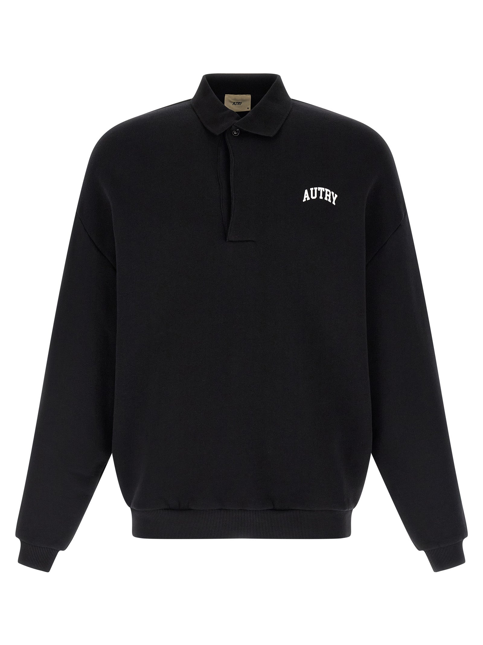 Autry Black Cotton Sweatshirt