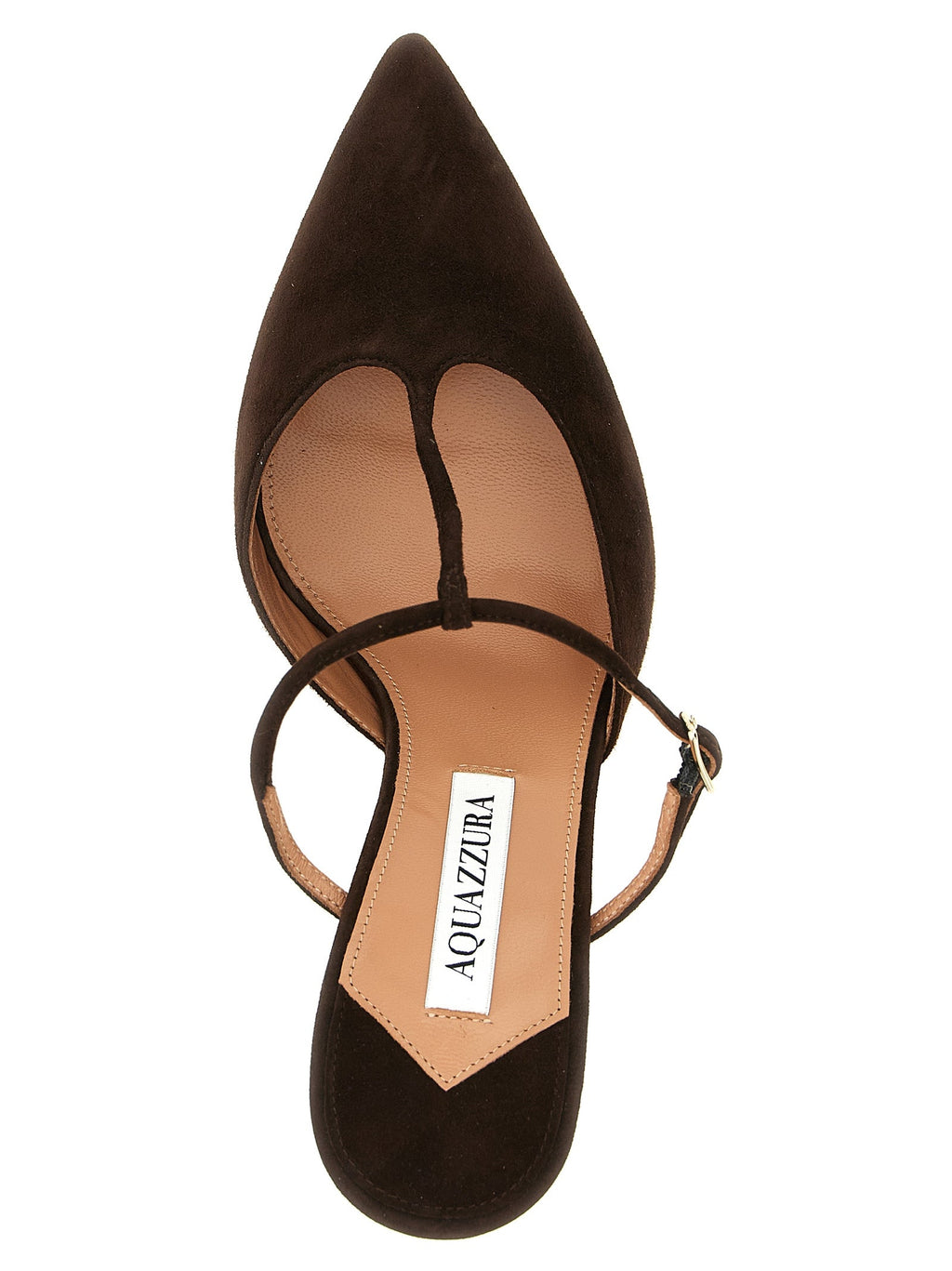 Aquazzura Brown Goatskin High Heel Pumps