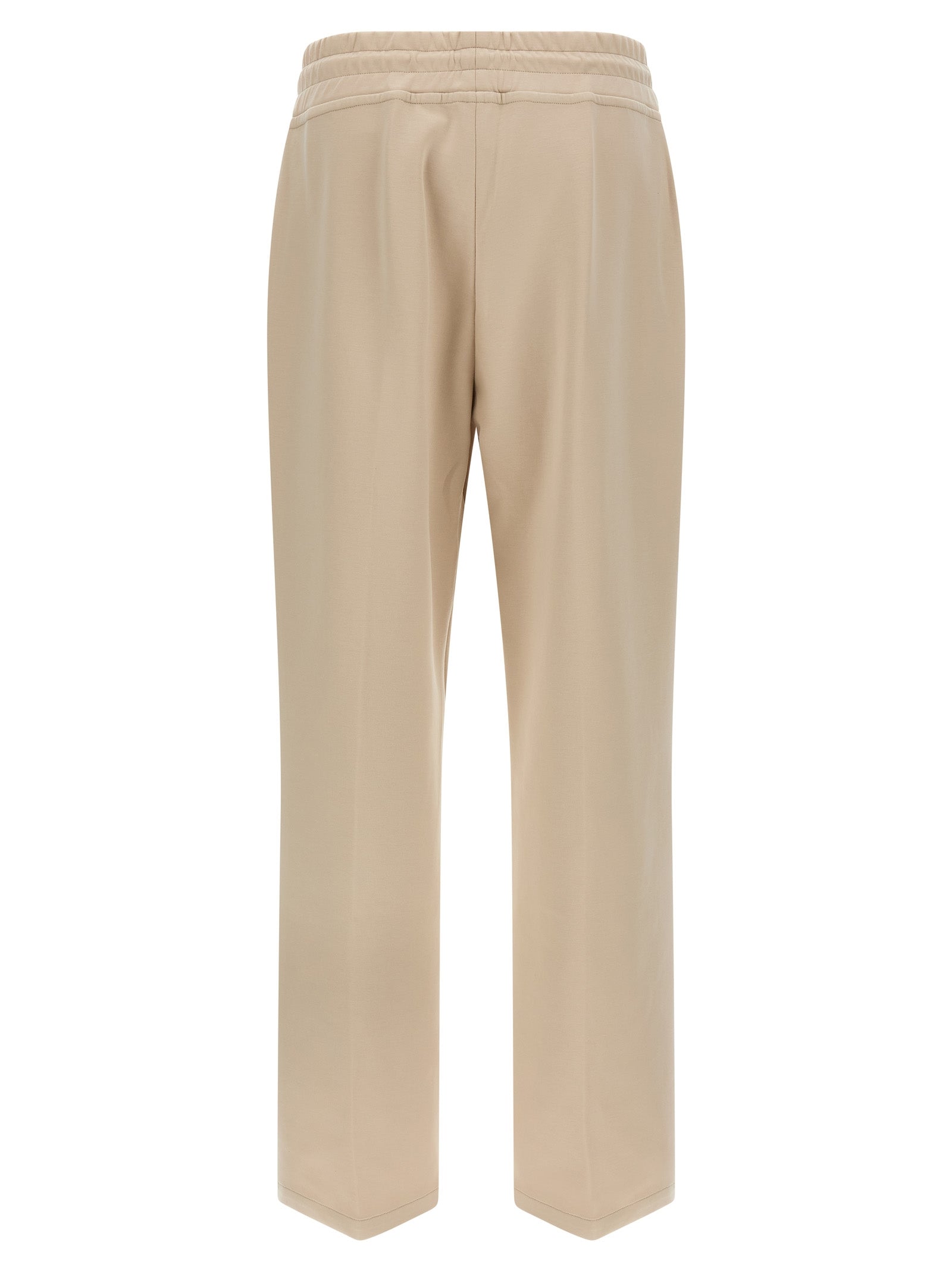 MooRER Beige Cotton Joggers (Workout Pants)