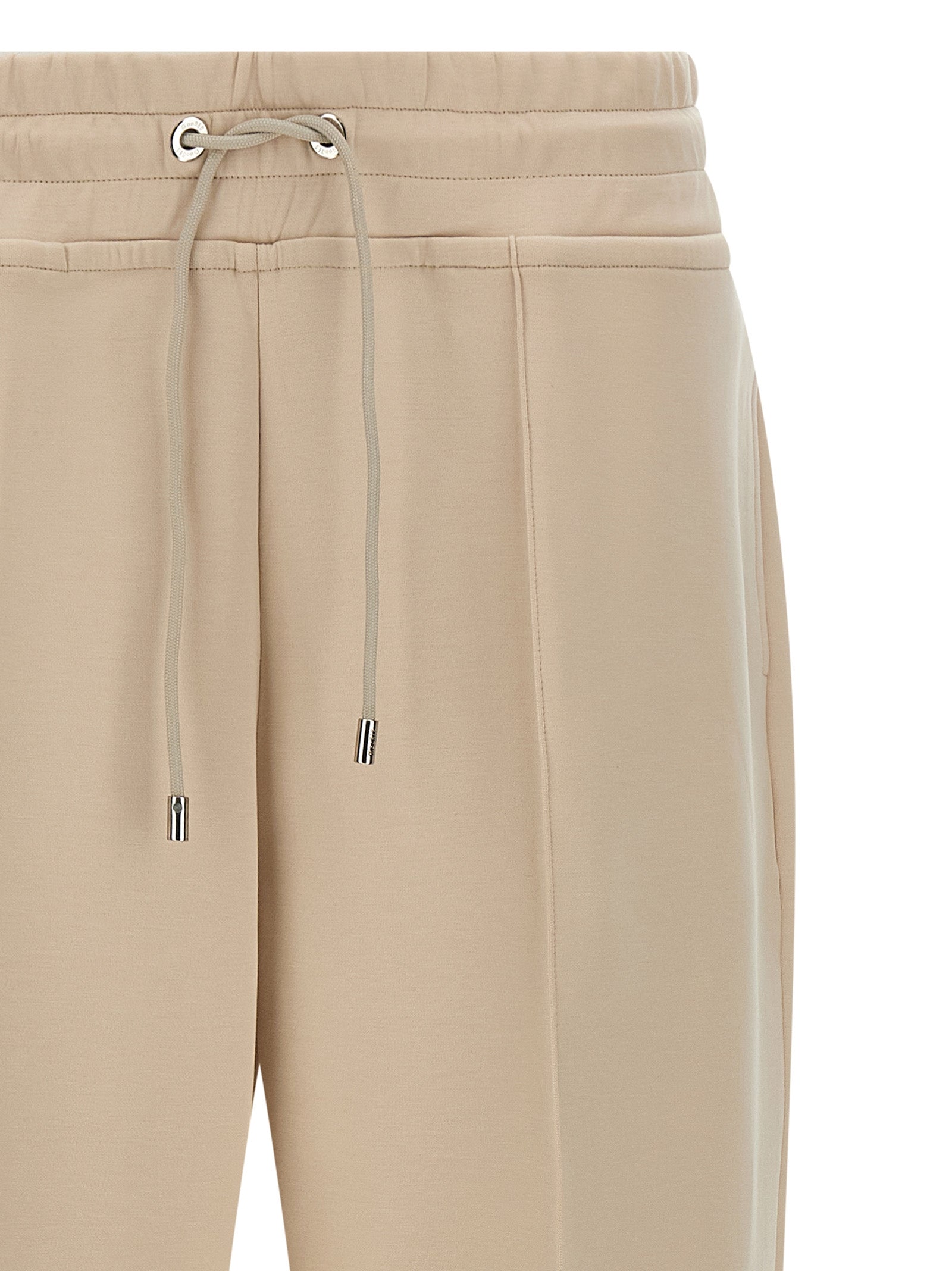 MooRER Beige Cotton Joggers (Workout Pants)