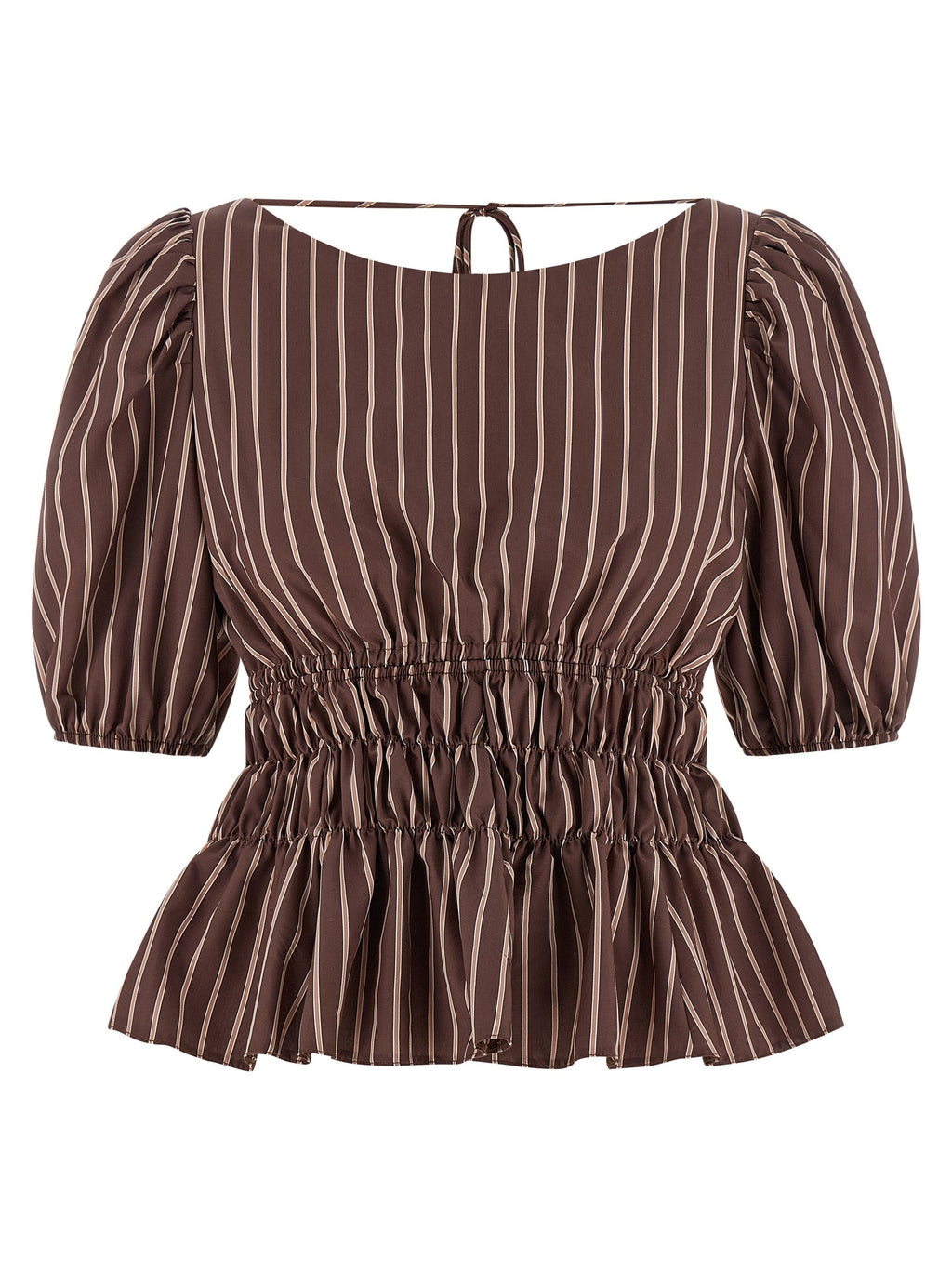 PINKO Brown Viscose Pattern Shirt