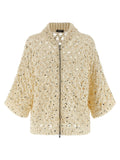 Peserico Beige Cotton Cardigan