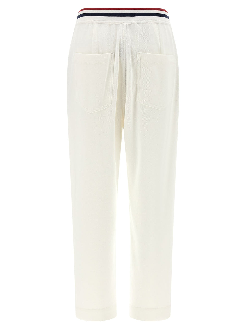 Brunello Cucinelli White Cotton Joggers (Workout Pants)