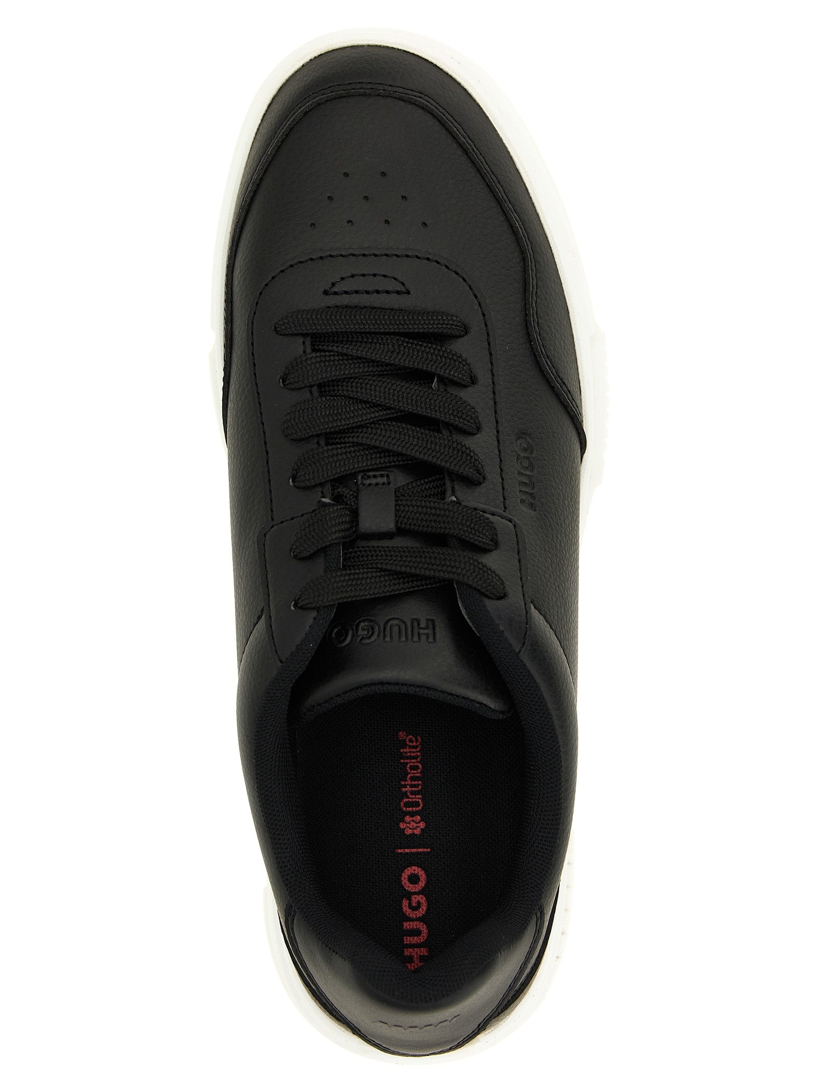 Hugo Boss Black Polyester Low Top Sneakers