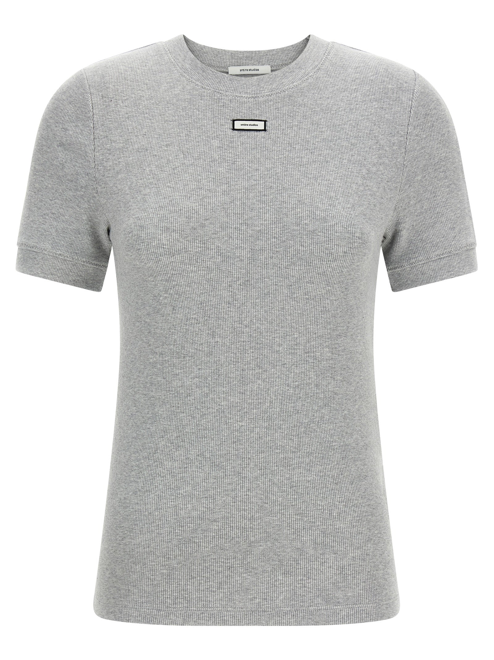 Entire Studios Gray Cotton T-Shirt