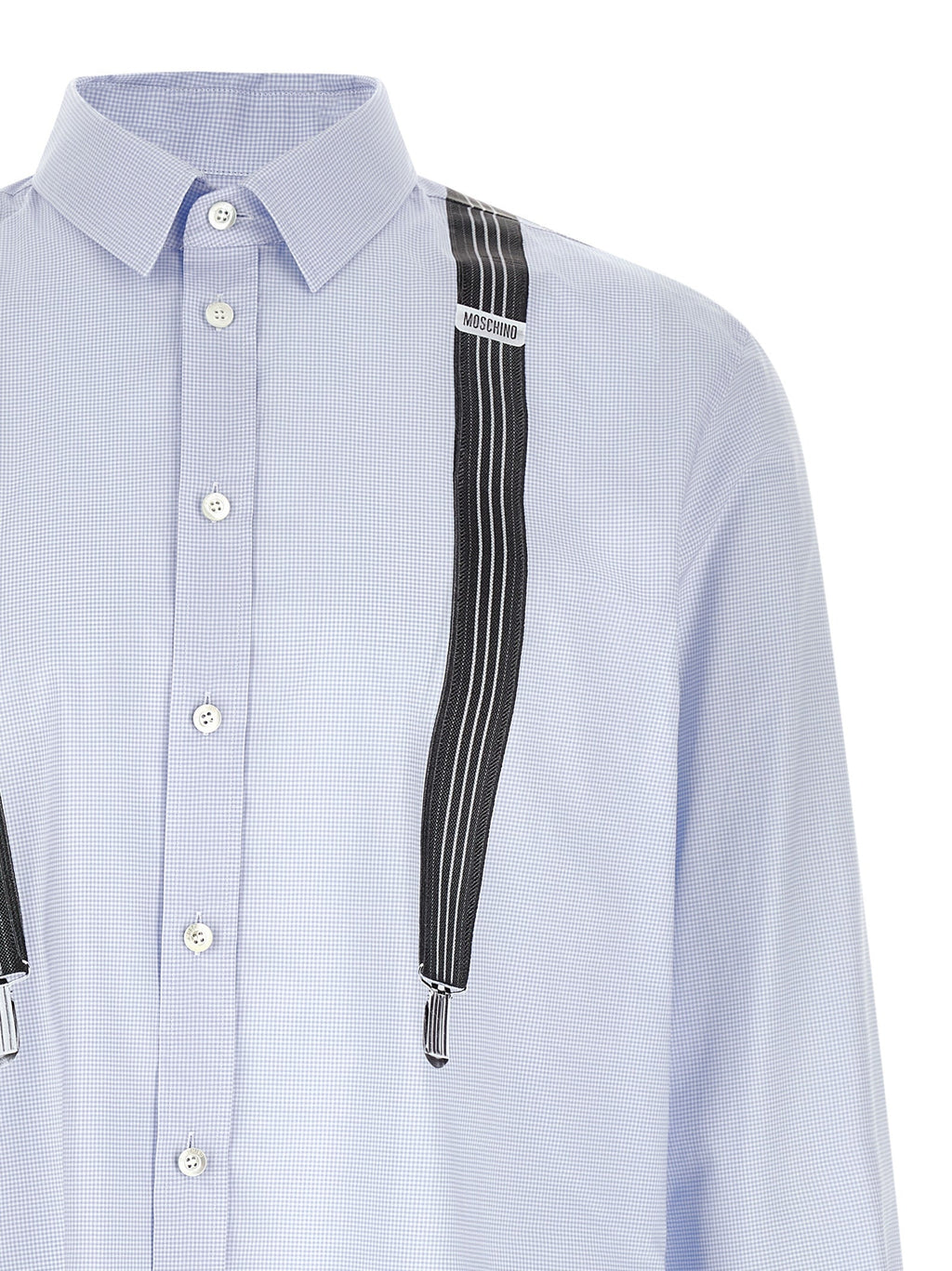 Moschino Blue Cotton Blouse