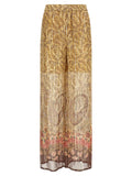 Valentino Garavani Multicolor Silk Casual Pants