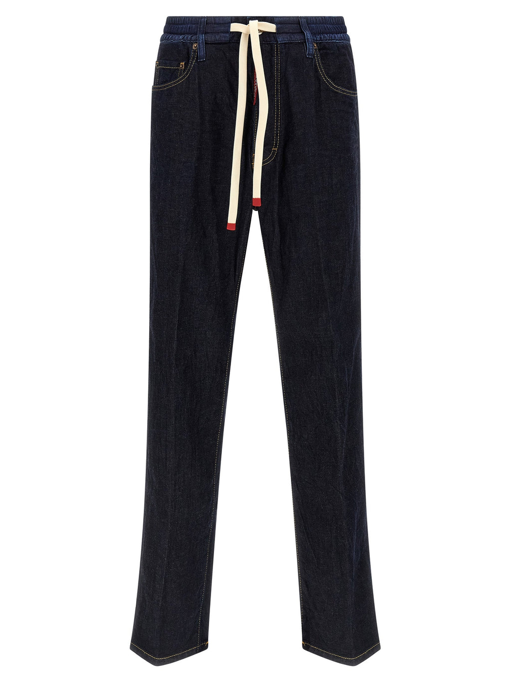 Dsquared² Blue Cotton Straight-Leg Jeans