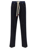 Dsquared² Blue Cotton Straight-Leg Jeans