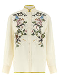 Valentino Garavani Beige Linen Blouse