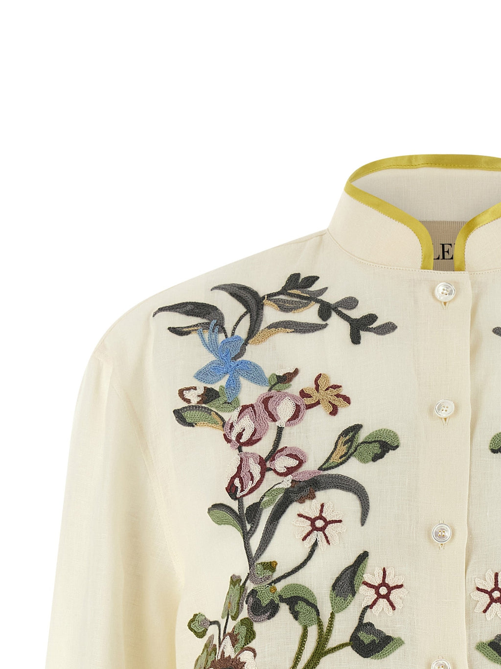 Valentino Garavani Beige Linen Blouse