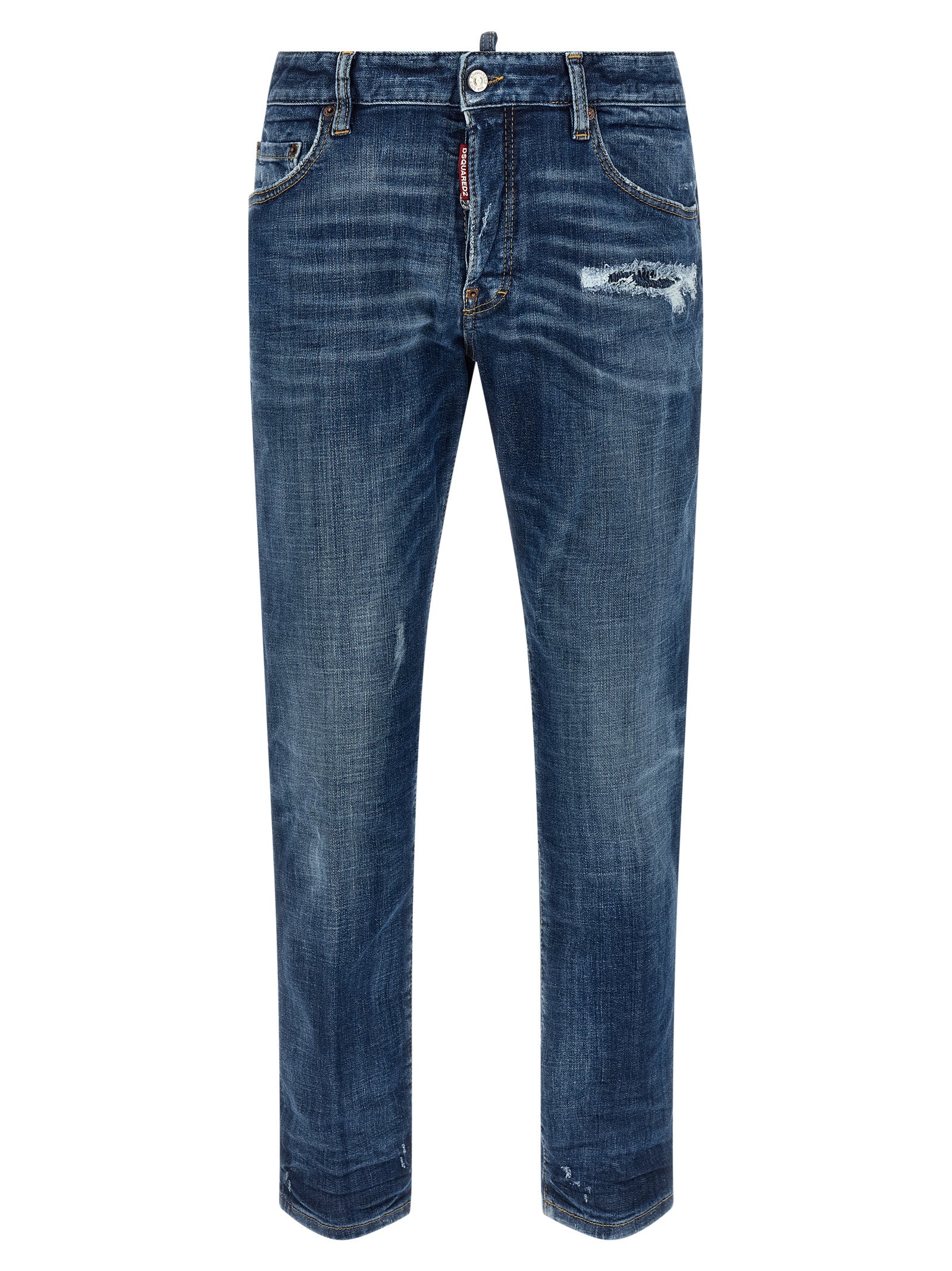 Dsquared² Blue Cotton Jeans Denim