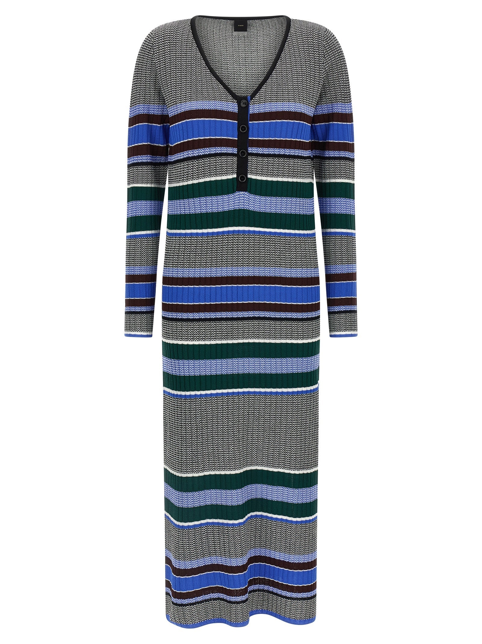 PINKO Multicolor Viscose Long Dress
