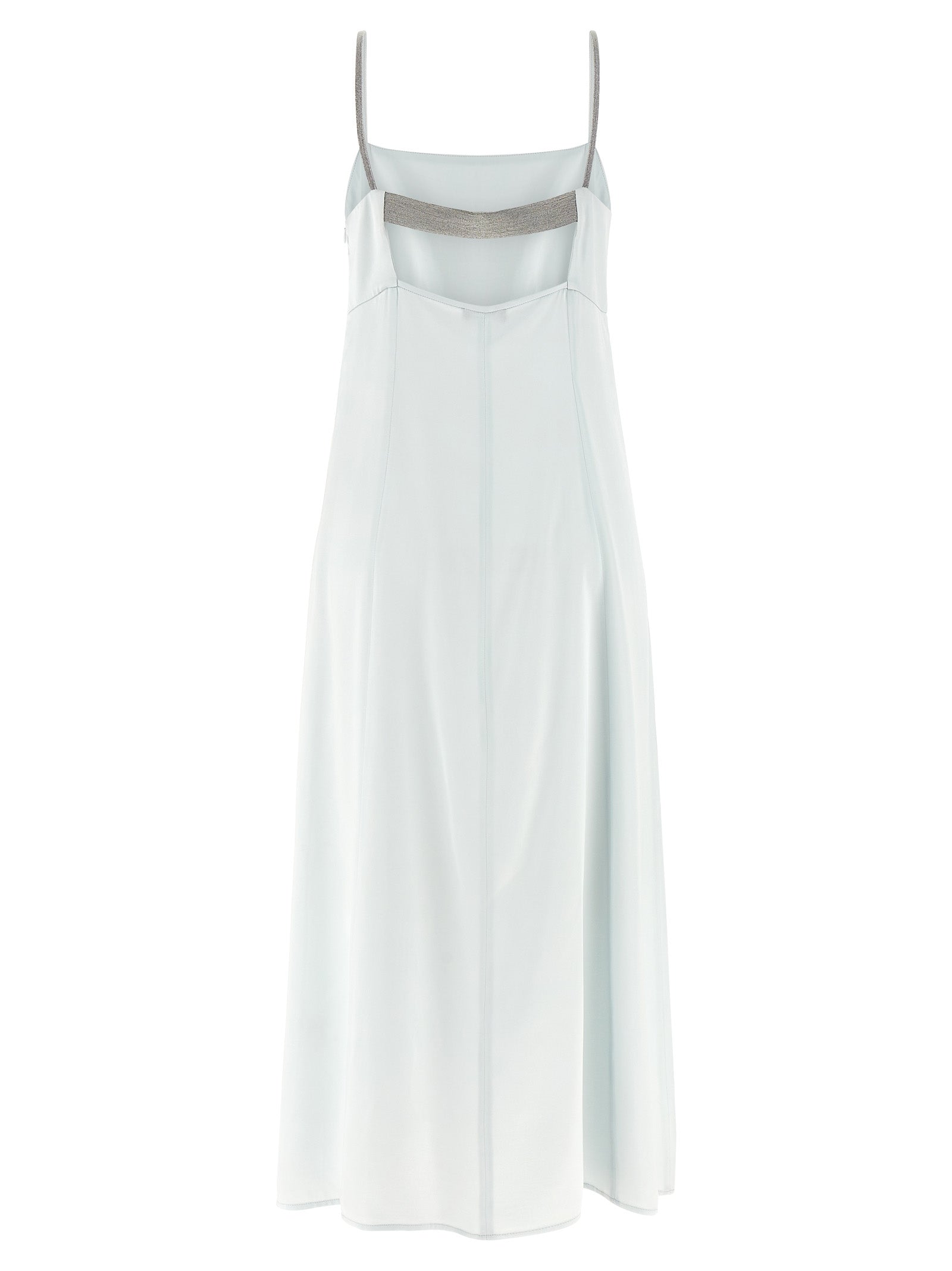 Peserico Blue Viscose Long Dress