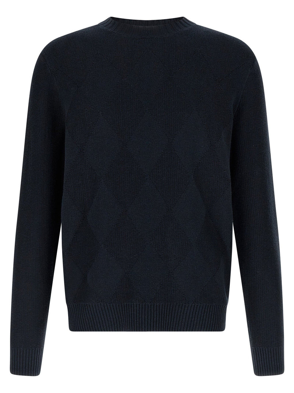 Ballantyne Blue Cotton Cardigan